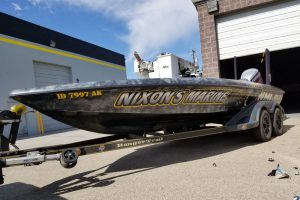 Boat Graphic Wrap in Boise