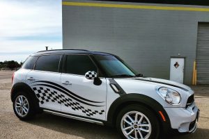 wrapped car